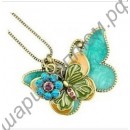Подвеска Retro bowknot long Sweater Chain Necklace
